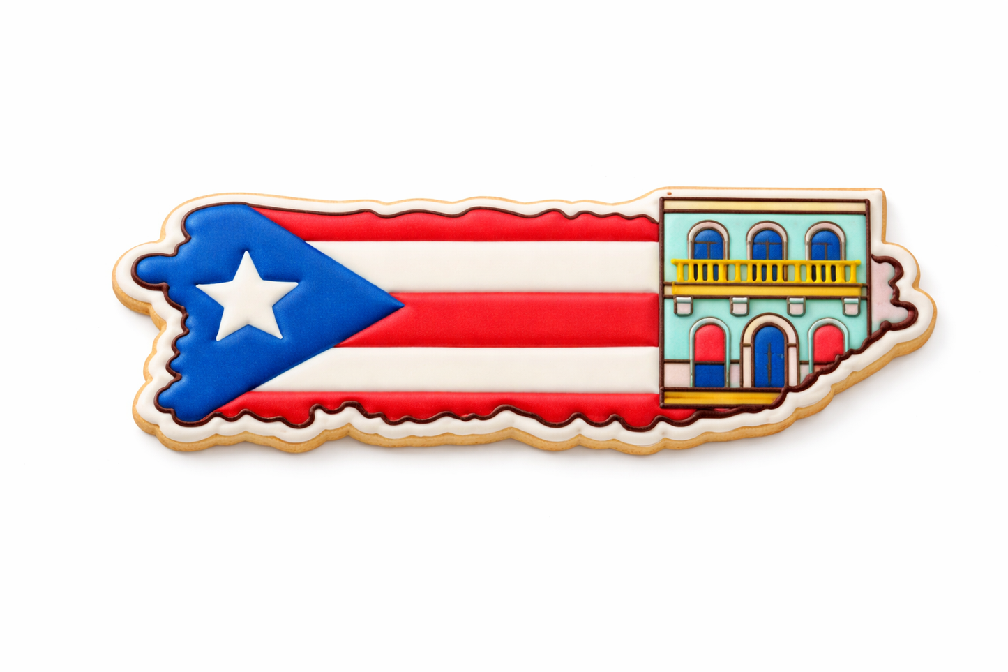 MAPA DE PUERTO RICO #8 CASAS DEL VIEJO SAN JUAN