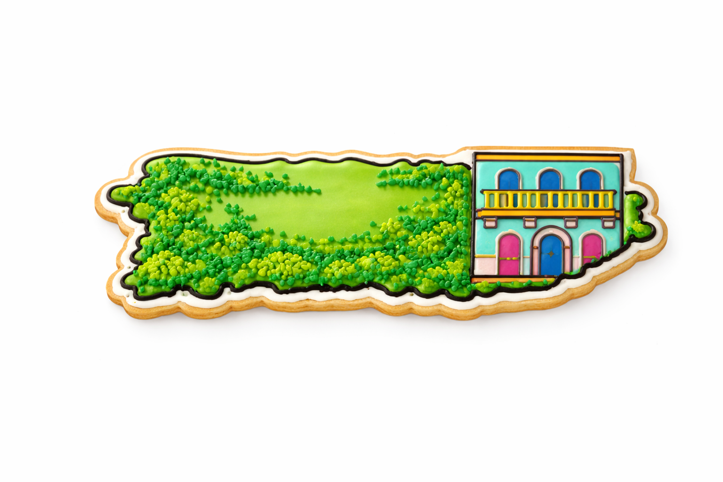 MAPA DE PUERTO RICO #8 CASAS DEL VIEJO SAN JUAN