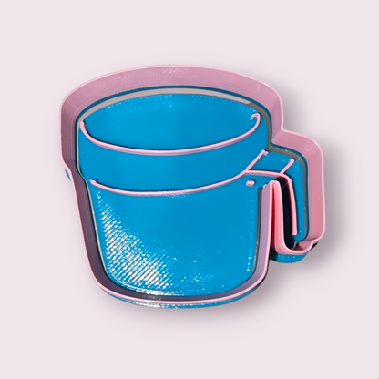 TAZA PLASTICA PARA MANTEQUILLA 2"