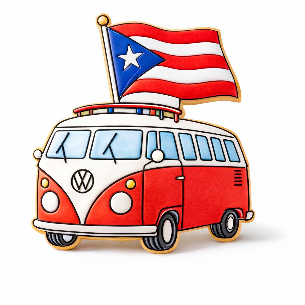 VOLKSWAGEN #3 WITH PUERTO RICO FLAG