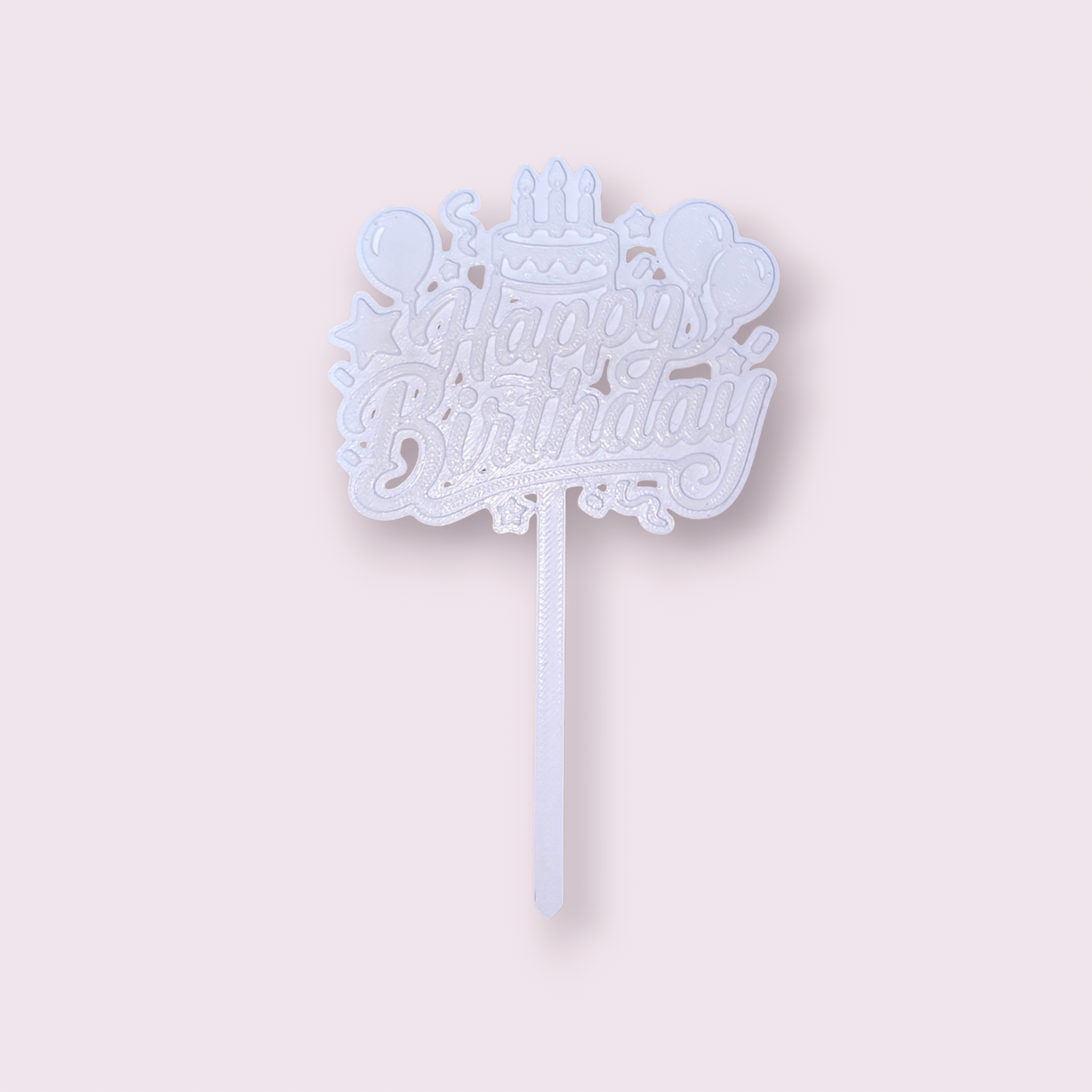 CAKE TOPPER HAPPY BIRTHDAY #1