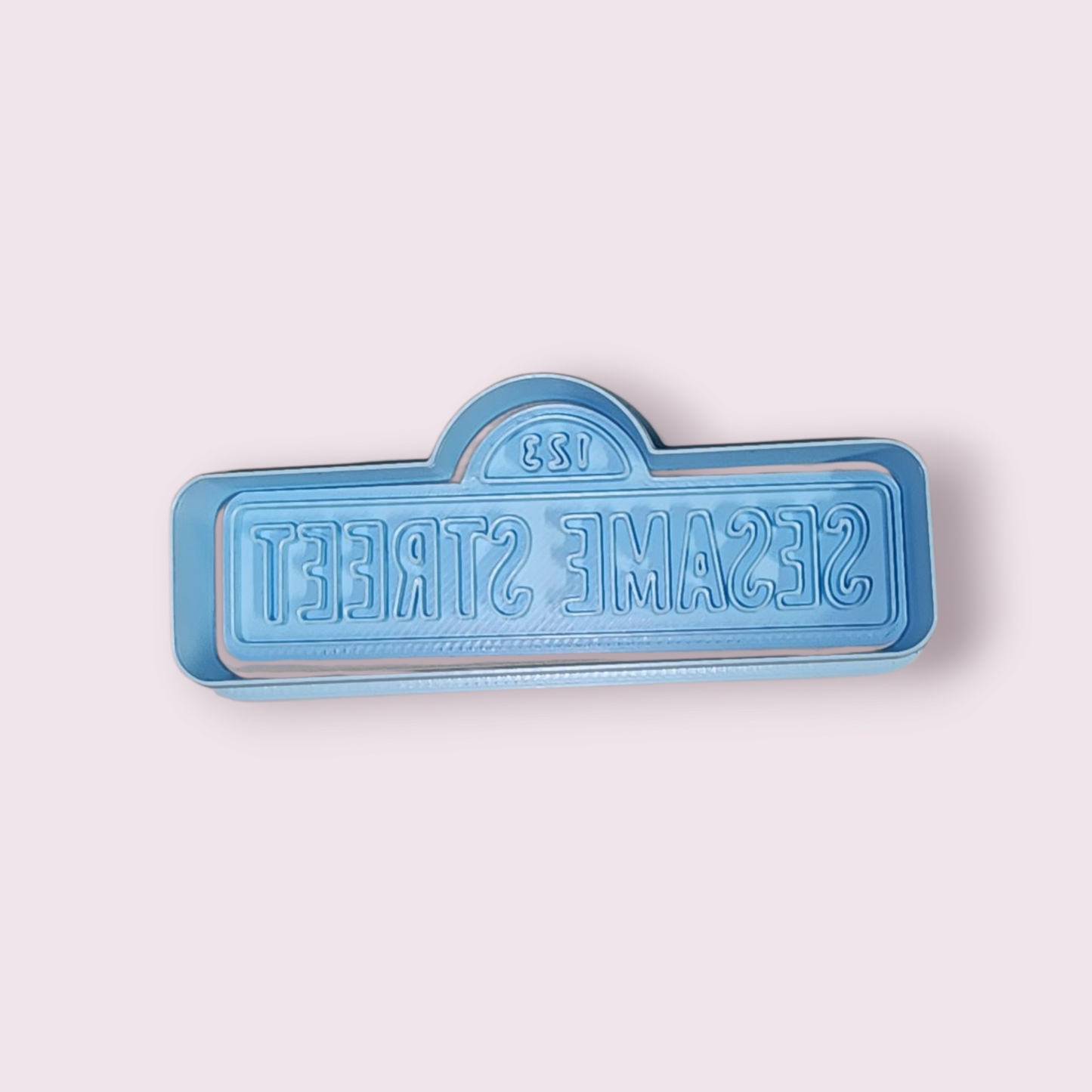 LETRERO DE SESAME STREET #1 3" PLAZA SESAMO