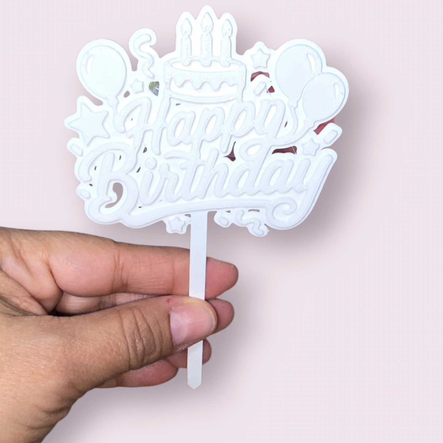 CAKE TOPPER HAPPY BIRTHDAY #1