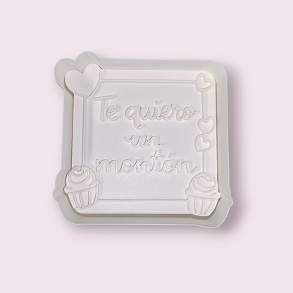 LETRERO  TE QUIERO UN MONTÓN #1