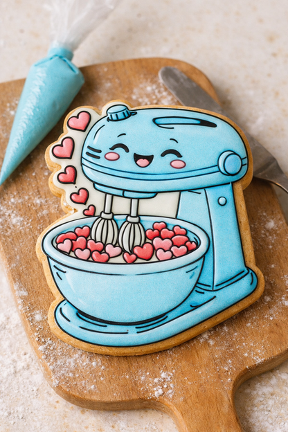 BATIDORA #1 CARITA SONRIENDO CON CORAZONES