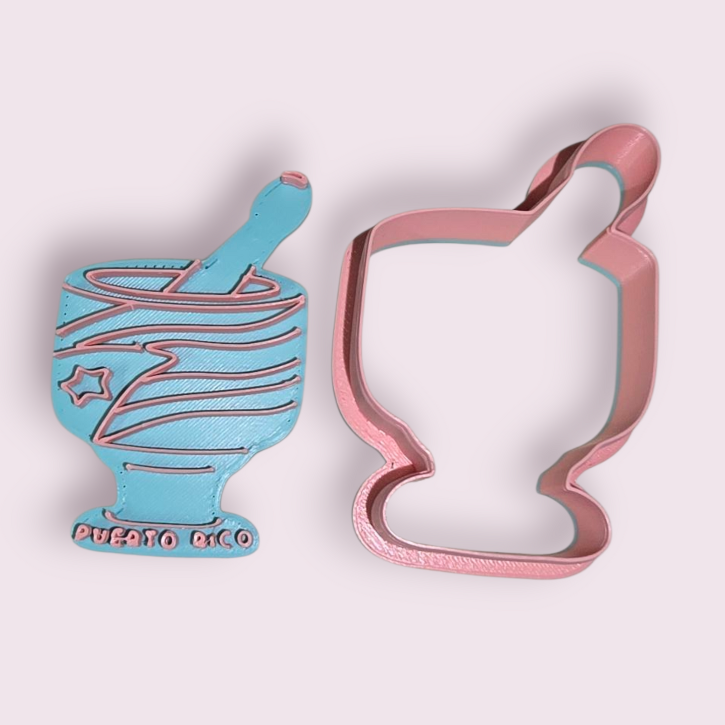 PILON CON BANDERA PUERTO RICO #1 4"