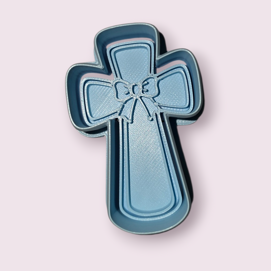 CRUZ #3 LAZO| Cross Cookie Cutter | Cortador de Galletas Cruz Cristiana | Cookie Decorating