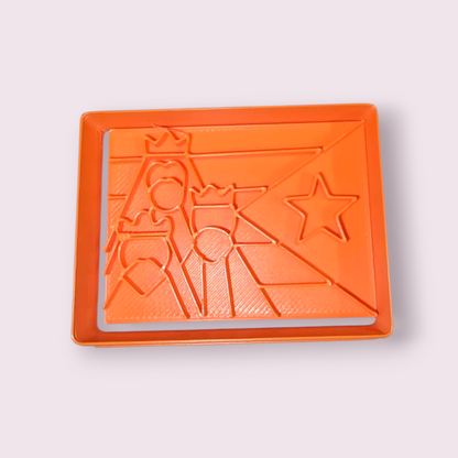 BANDERA DE PUERTO RICO CON REYES MAGOS #12