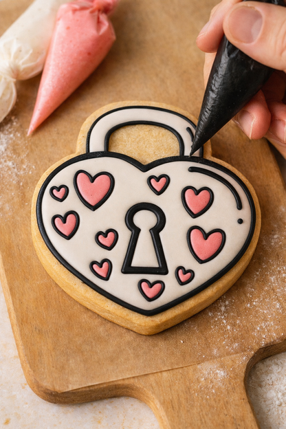 CANDADO CON CORAZONES  #1