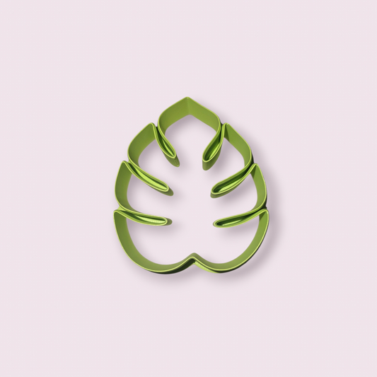 HOJA MOSTERA #2 | Monstera Leaf Cookie Cutter | Cortador de Galletas Hoja Tropical