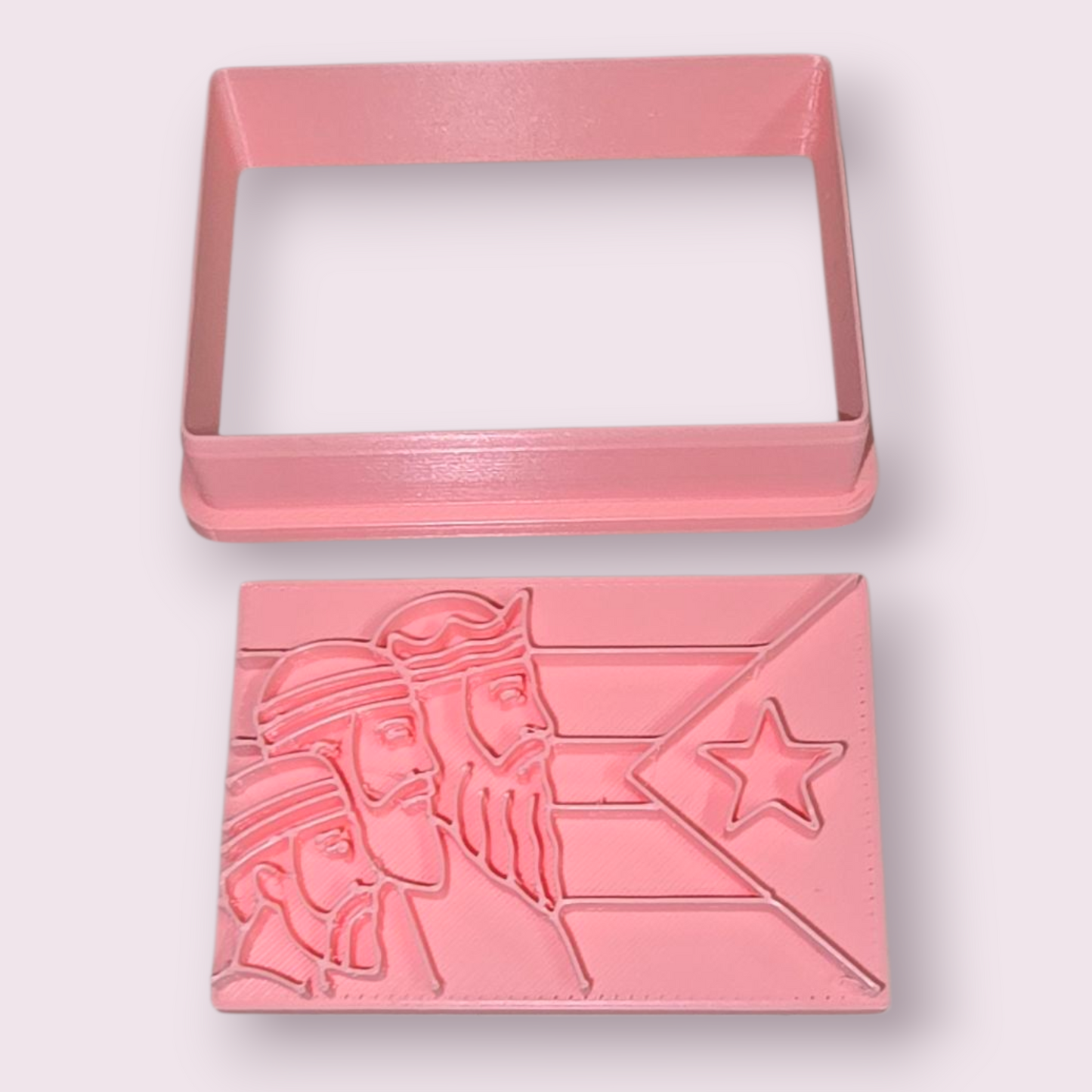 BANDERA DE PUERTO RICO CON ROSTRO REYES MAGOS #3