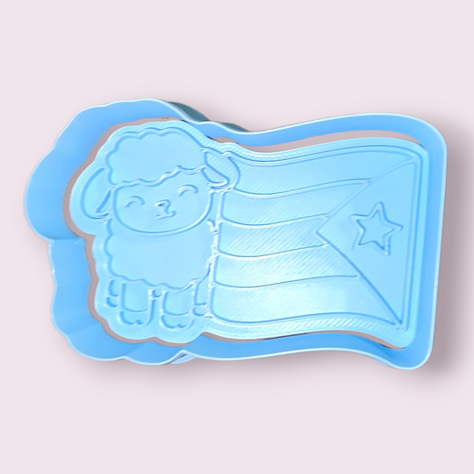 BANDERA DE PUERTO RICO Y OVEJA #2