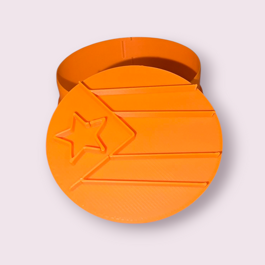 BANDERA DE PUERTO RICO #2 REDONDO