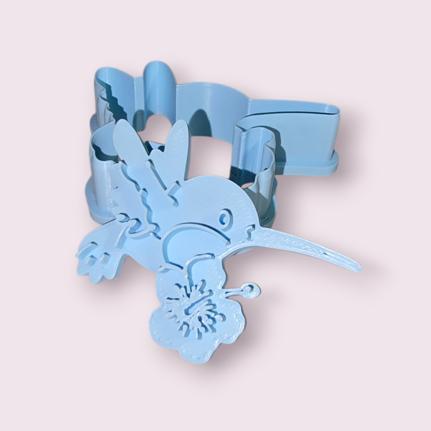 PICAFLOR ZUMBADOR CON AMAPOLA #2