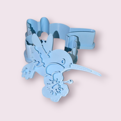 PICAFLOR ZUMBADOR CON AMAPOLA #2