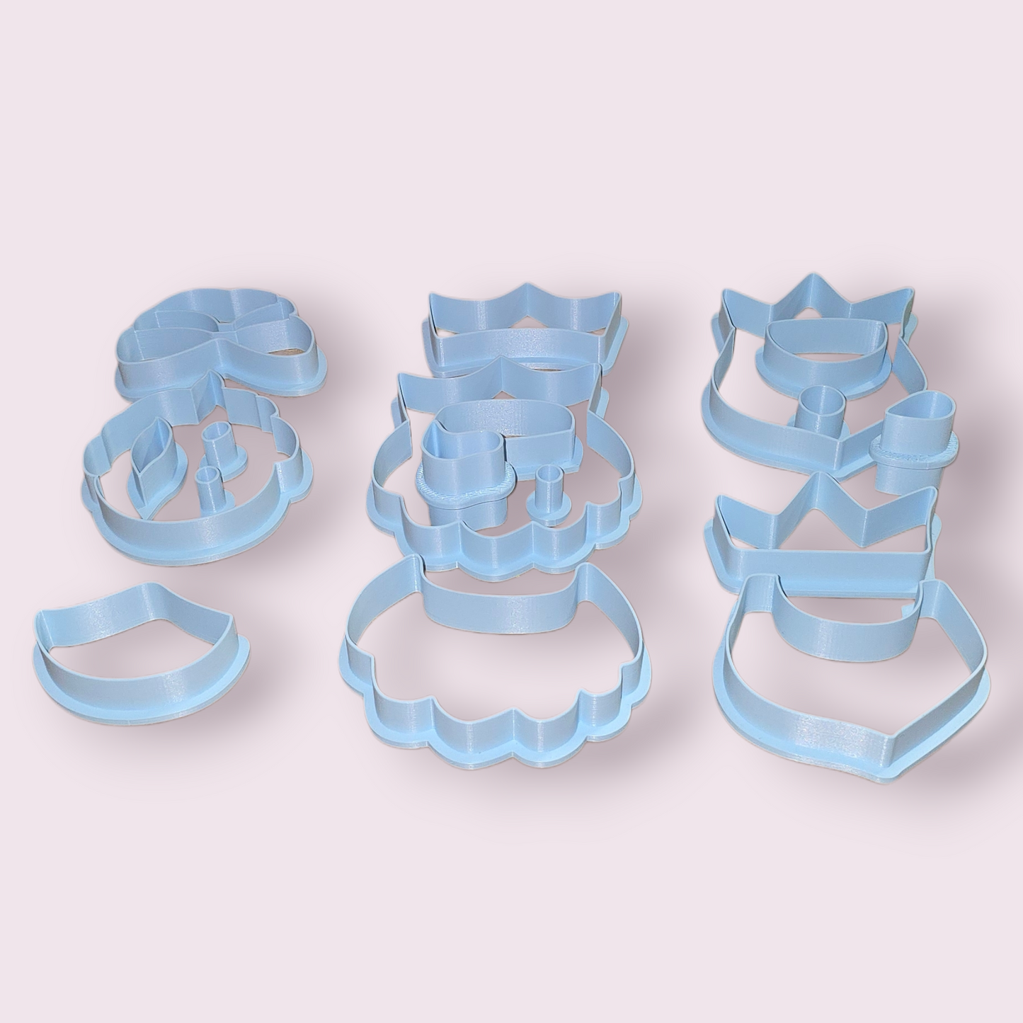 TRES ROSTROS DE REYES MAGOS EN PIEZAS 3"