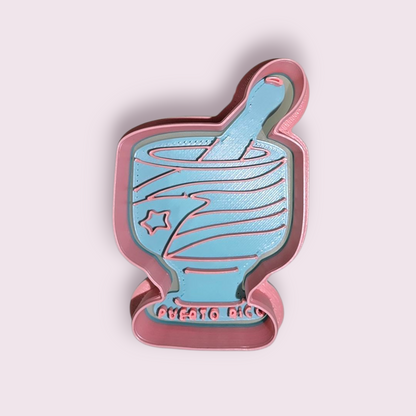 PILON CON BANDERA PUERTO RICO #1 4"