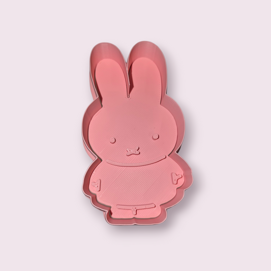 CONEJO MIFFY #1 3.5” | Miffy Bunny Cookie Cutter 3.5” | Cortador de Galletas Conejo Miffy | Royal Icing