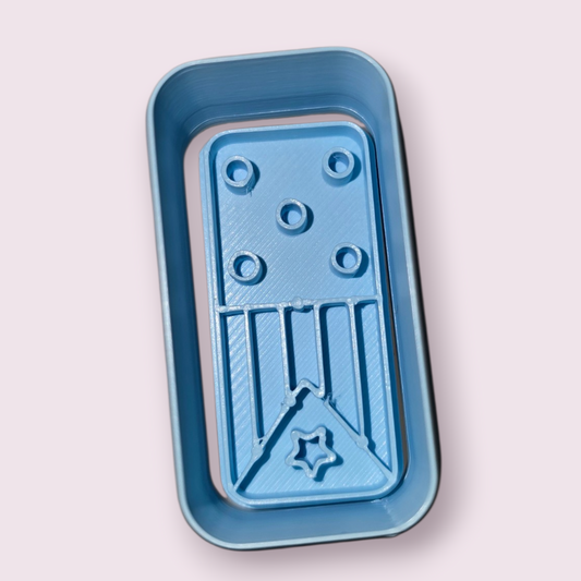DOMINO #2 BANDERA PUERTO RICO