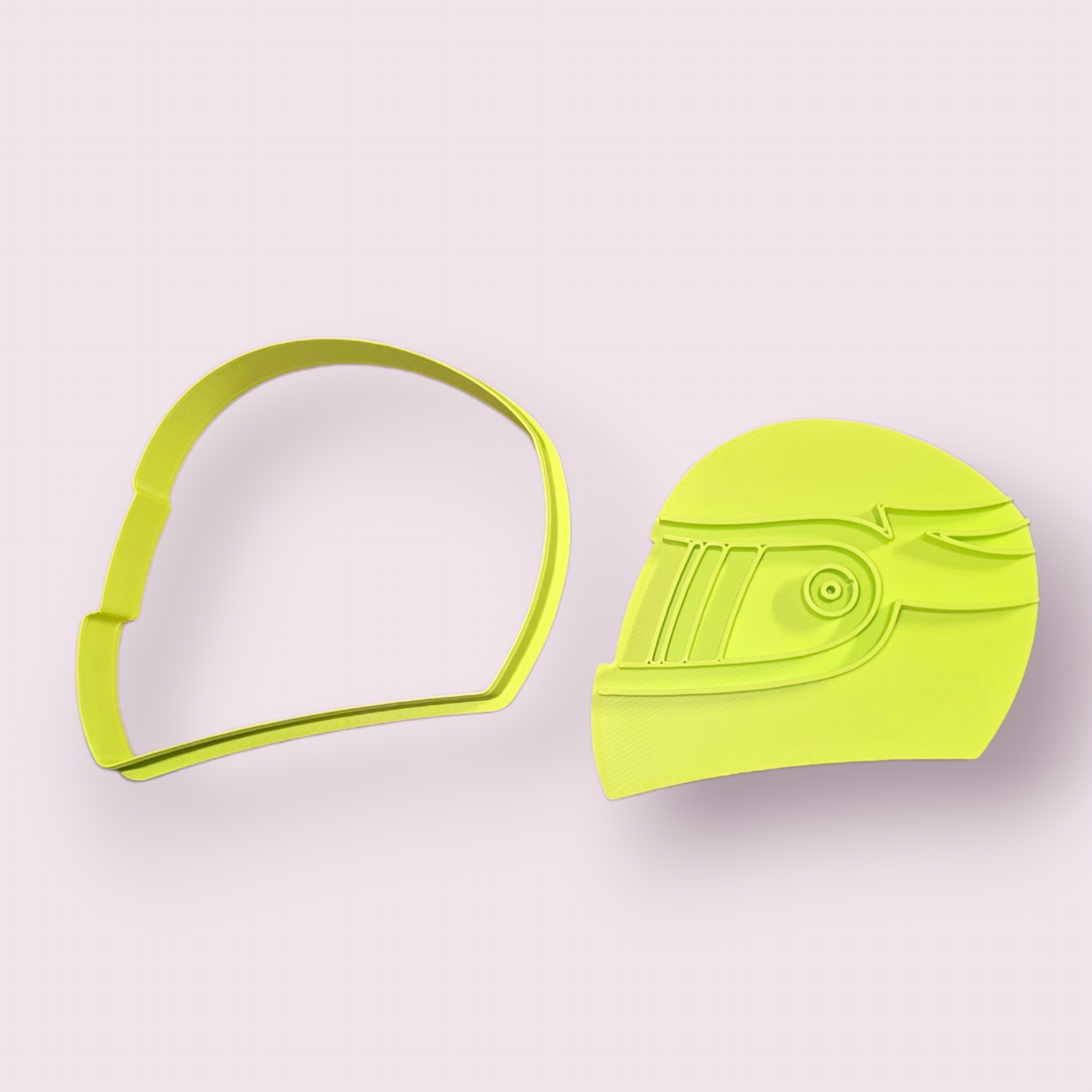 Cortador Casco de Carrera #1 | Racing Helmet Cookie Cutter | Choppi