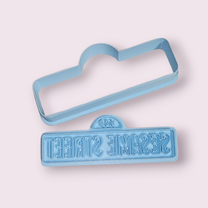 LETRERO DE SESAME STREET #1 3" PLAZA SESAMO