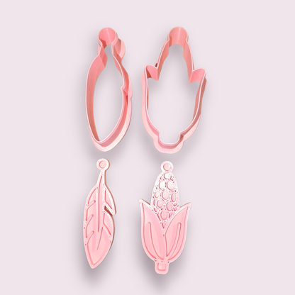 SET OTOÑO #4 PLUMA Y MAZORCA