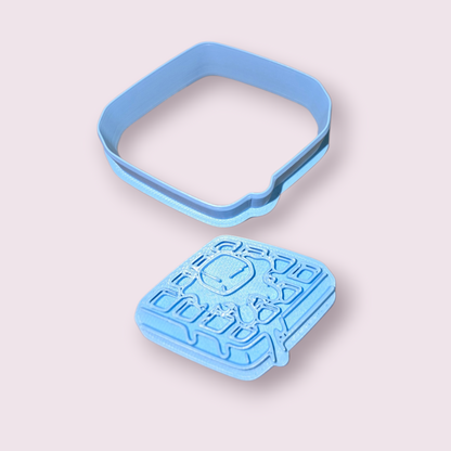 CORTADOR WAFFLES #2 MANTEQUILLA DERRETIDA | MELTED BUTTER WAFFLE COOKIE CUTTER | CHOPPI