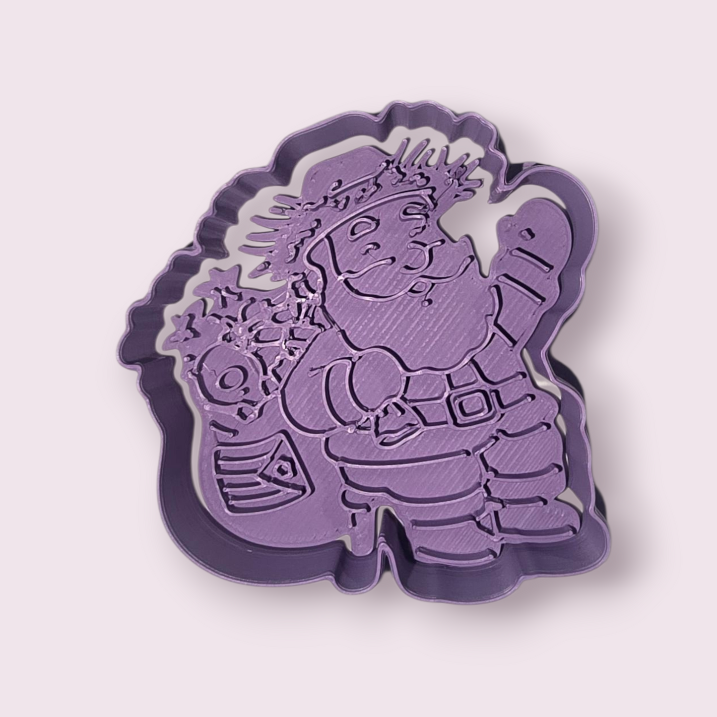 SANTA CLAUS #4 BOLSA CON PASTELES Y BANDERA DE PUERTO RICO