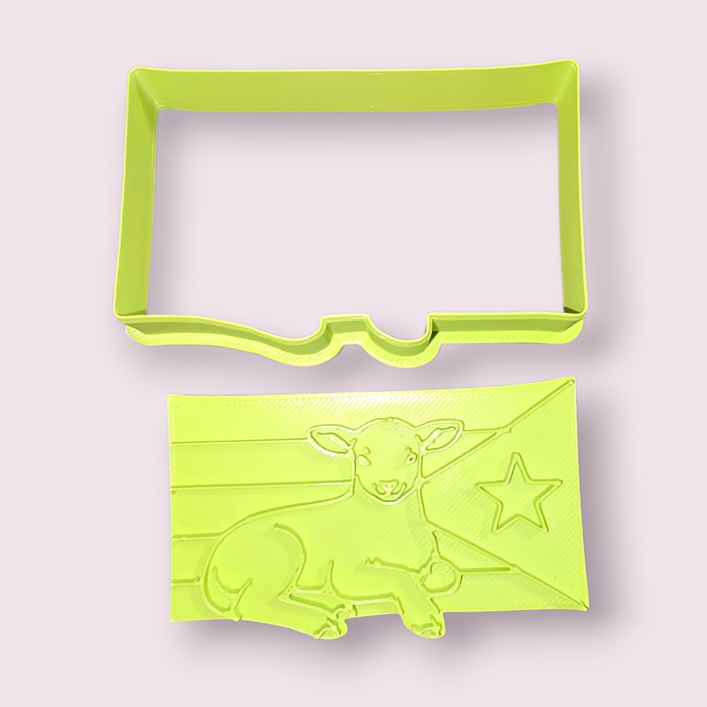 BANDERA DE PUERTO RICO Y CORDERO #1