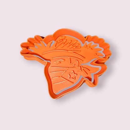 JIBARO CON PAVA Y BANDERA DE PUERTO RICO #1