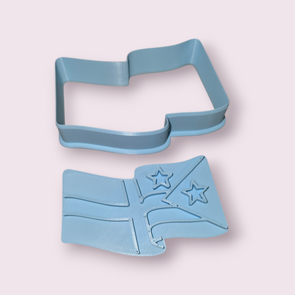 BANDERA DE PUERTO RICO Y LARES #1 |
Puerto Rico & Lares Flag Cookie Cutter | Cortador de Galletas Banderas Puerto Rico y Lares