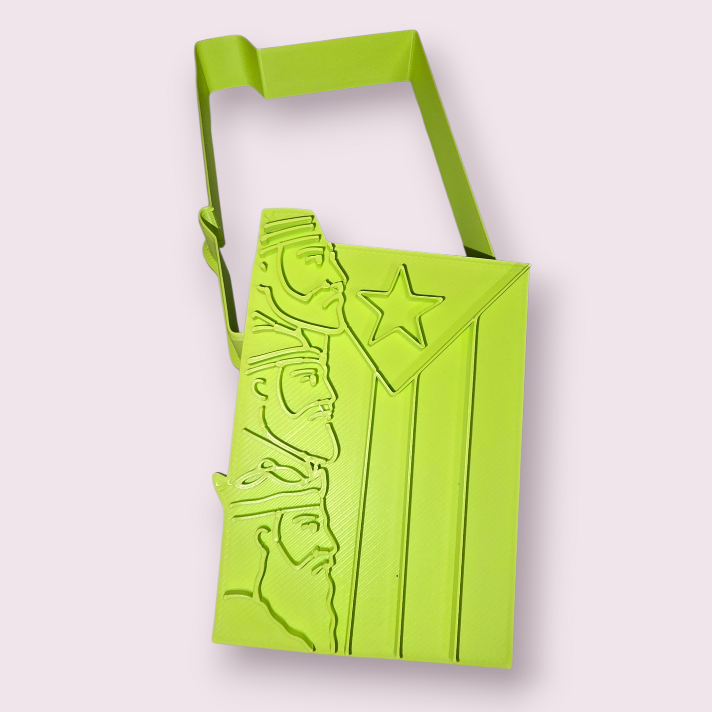 BANDERA DE PUERTO RICO CON ROSTRO REYES MAGOS #2