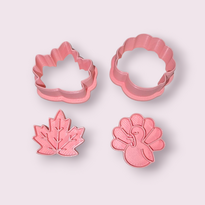 SET OTOÑO #1 PAVO Y HOJA