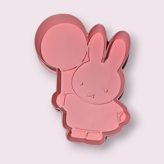 CONEJO MIFFY #2 3.5” | Miffy Bunny Cookie Cutter 3.5” | Cortador de Galletas Conejo Miffy | Royal Icing