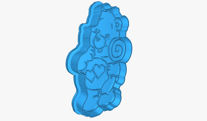 CAREBEAR DE CORAZÓN CON PALETAS 4.5"