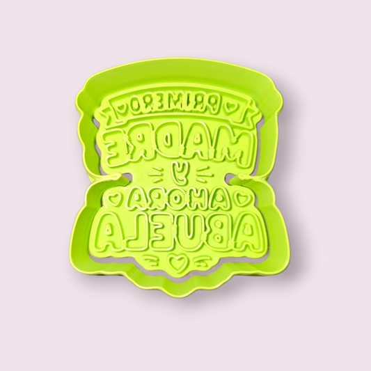 FRASES DE MADRE #7 PRIMERO MADRE Y AHORA ABUELA  | Abuela Cookie Cutter | Choppi