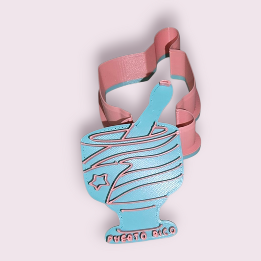 PILON CON BANDERA PUERTO RICO #1 4"