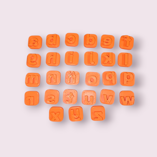 Abecedario #1 0.5" AGRANDIR PONCHADOR