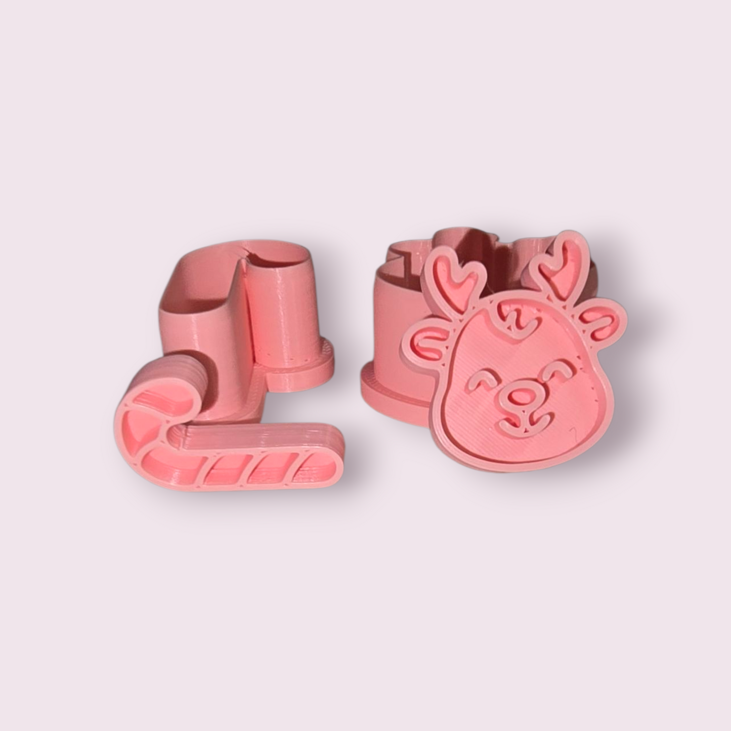 SET NAVIDAD #1 BASTÓN DE DULCE Y RENO