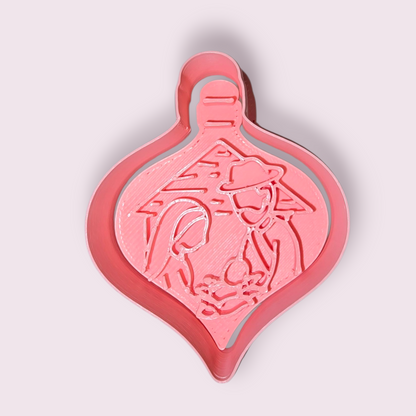 ADORNO DE NAVIDAD CON PESEBRE #3 CASA JIBARA