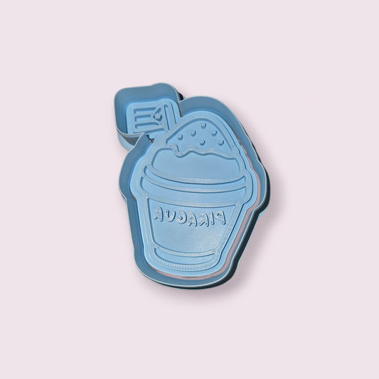 PIRAGUA #2 PUERTO RICO FLAG | Puerto Rican Piragua Cookie Cutter | Puerto Rico Flag Piragua Cookie Cutter