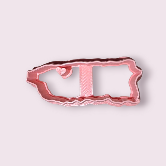 PUERTO RICO #4 CON CORAZÓN PONCHADO