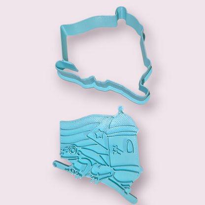 GARITA  CON COQUÍ Y BANDERA #4