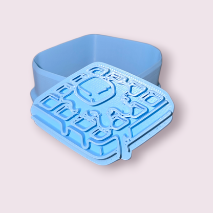 CORTADOR WAFFLES #2 MANTEQUILLA DERRETIDA | MELTED BUTTER WAFFLE COOKIE CUTTER | CHOPPI
