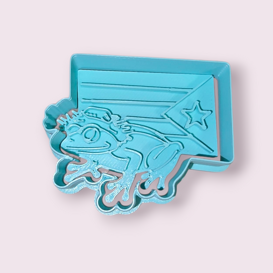 COQUÍ CON BANDERA Y PAVA #1