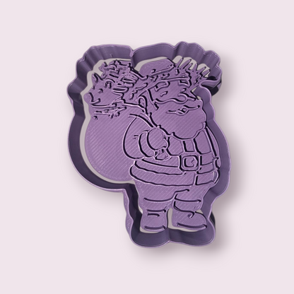 SANTA CLAUS #3 BOLSA CON LECHÓN Y PASTELES