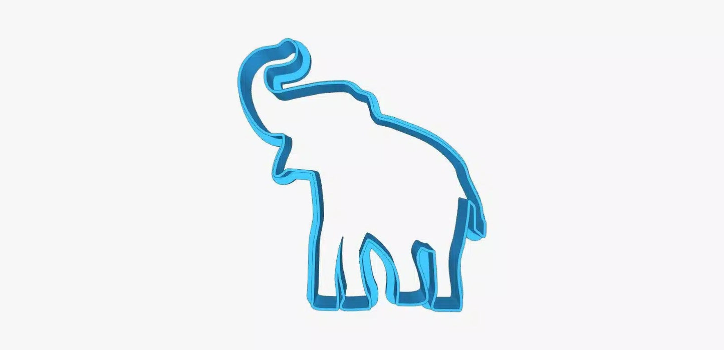 Cortador (molde) Elefante 4"