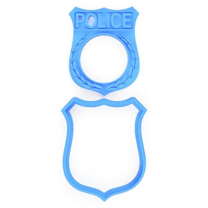 Police Cutter Police badge cutter (mold) – Choppi - Un Mundo de Cortadores