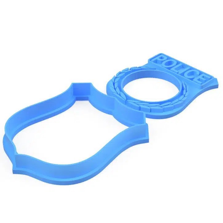 Police Cutter Police badge cutter (mold) – Choppi - Un Mundo de Cortadores