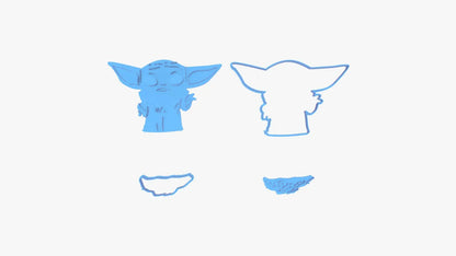 BABY GROGU / BABY YODA 3"